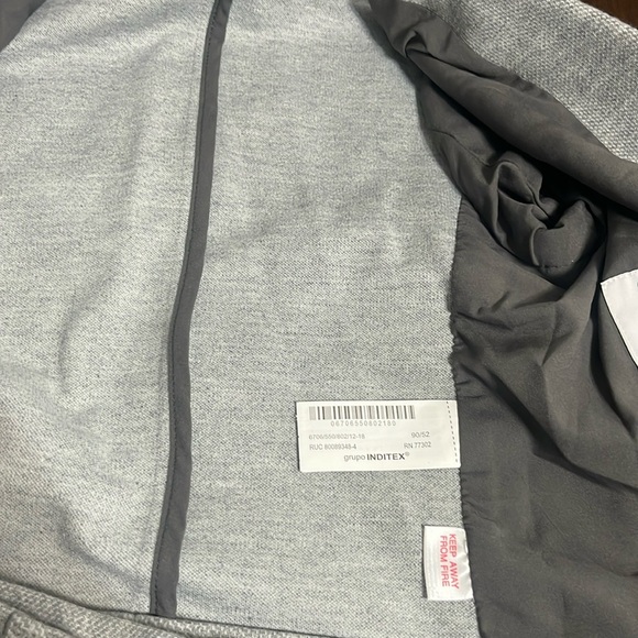 ZARA STRETCH SUIT JACKET AND PANTS - Picture 10 of 16